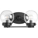 Myhouse Lighting Progress Lighting - P300113-031 - Two Light Bath - Spatial - Black