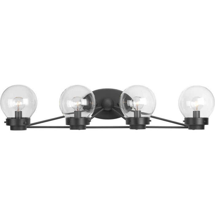 Myhouse Lighting Progress Lighting - P300115-031 - Four Light Bath - Spatial - Black