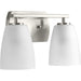 Myhouse Lighting Progress Lighting - P300132-009 - Two Light Bath - Leap - Brushed Nickel