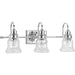 Myhouse Lighting Progress Lighting - P300139-015 - Three Light Bath - Litchfield - Polished Chrome