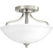 Myhouse Lighting Progress Lighting - P350057-009 - Two Light Flush Mount - Laird - Brushed Nickel