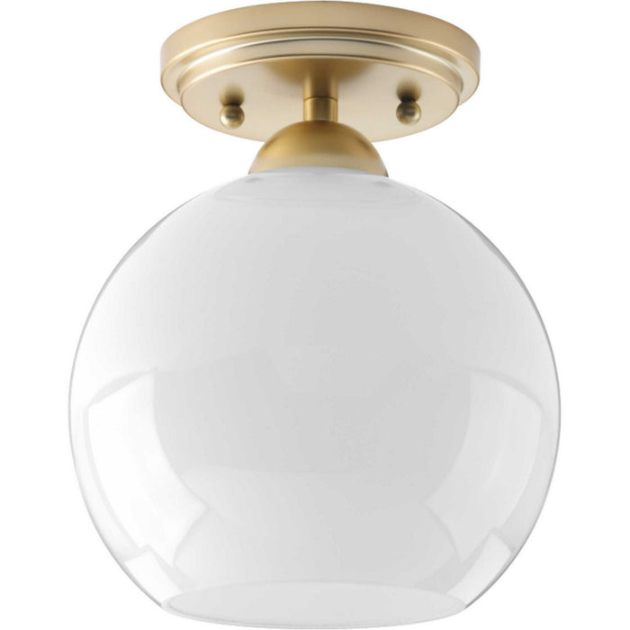 Myhouse Lighting Progress Lighting - P350075-078 - One Light Flush Mount - Carisa - Vintage Gold