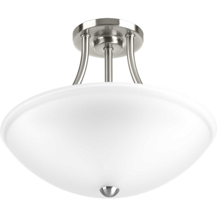 Myhouse Lighting Progress Lighting - P350088-009-30 - LED Semi-Flush/Convertible - Gather Led - Brushed Nickel