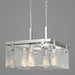 Myhouse Lighting Progress Lighting - P350090-009 - Four Light Semi-Flush/Convertible - Glayse - Brushed Nickel