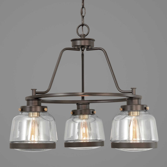 Myhouse Lighting Progress Lighting - P400057-020 - Three Light Chandelier - Judson - Antique Bronze