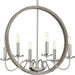 Myhouse Lighting Progress Lighting - P400081-009 - Six Light Chandelier - Fontayne - Brushed Nickel