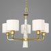 Myhouse Lighting Progress Lighting - P400098-078 - Five Light Chandelier - Palacio - Vintage Gold