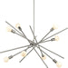 Myhouse Lighting Progress Lighting - P400109-009 - Eight Light Chandelier - Astra - Brushed Nickel