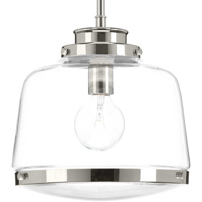 Myhouse Lighting Progress Lighting - P500061-104 - One Light Pendant - Judson - Polished Nickel