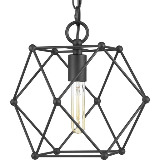 Myhouse Lighting Progress Lighting - P500082-031 - One Light Mini Pendant - Spatial - Black