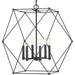 Myhouse Lighting Progress Lighting - P500084-031 - Six Light Pendant - Spatial - Black