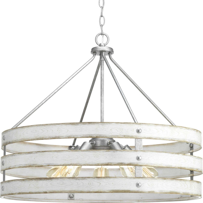 Myhouse Lighting Progress Lighting - P500090-141 - Five Light Pendant - Gulliver - Galvanized Finish