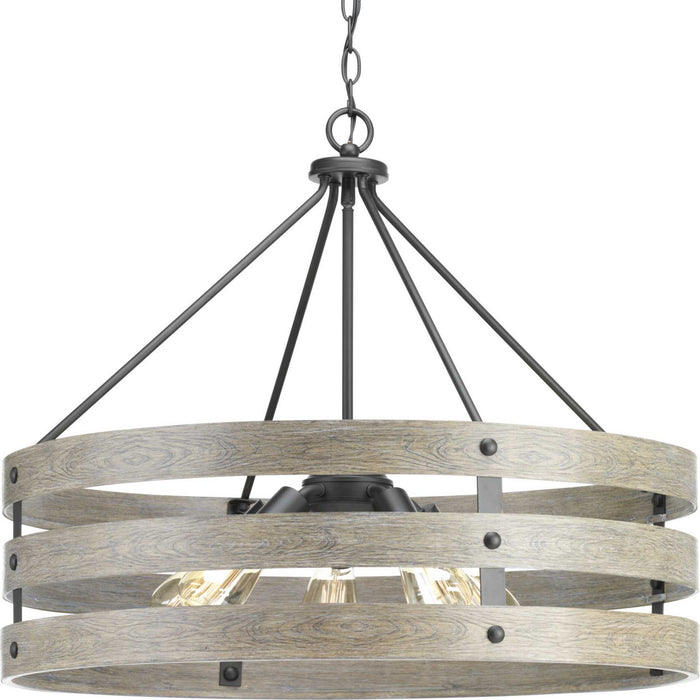 Myhouse Lighting Progress Lighting - P500090-143 - Five Light Pendant - Gulliver - Graphite