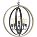 Myhouse Lighting Progress Lighting - P500094-143 - Six Light Pendant - Conestee - Graphite