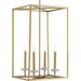 Myhouse Lighting Progress Lighting - P500105-078 - Four Light Pendant - Palacio - Vintage Gold