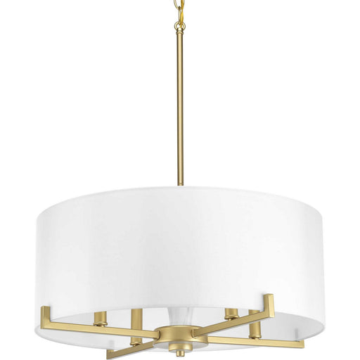 Myhouse Lighting Progress Lighting - P500108-078 - Four Light Pendant - Palacio - Vintage Gold