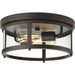 Myhouse Lighting Progress Lighting - P550021-020 - Two Light Flush Mount - Gunther - Antique Bronze