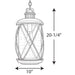 Myhouse Lighting Progress Lighting - P550029-031 - One Light Hanging Lantern - Hollingsworth - Black