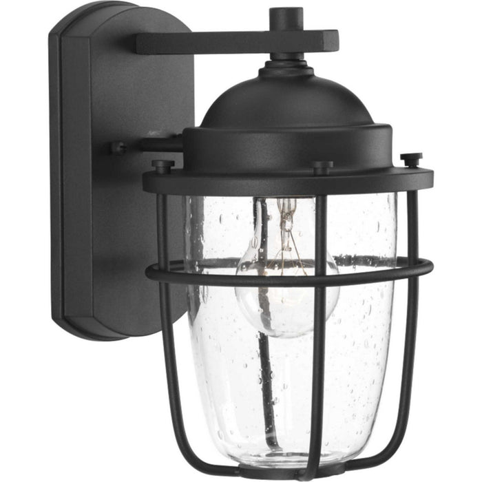 Myhouse Lighting Progress Lighting - P560065-031 - One Light Wall Lantern - Holcombe - Black