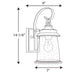 Myhouse Lighting Progress Lighting - P560083-020 - One Light Wall Lantern - Conover - Antique Bronze