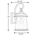 Myhouse Lighting Progress Lighting - P560084-103 - One Light Wall Lantern - Conover - Antique Pewter