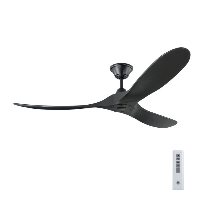 Myhouse Lighting Visual Comfort Fan - 3MAVR60BKBK - 60``Ceiling Fan - Maverick 60 - Matte Black