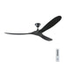 Myhouse Lighting Visual Comfort Fan - 3MAVR70BKBK - 70``Ceiling Fan - Maverick 70 - Matte Black