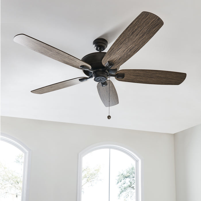 Myhouse Lighting Generation Lighting - 5CSM60AGP - 60"Ceiling Fan - Colony - Aged Pewter