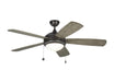 Myhouse Lighting Generation Lighting - 5DIO52AGPD - 52"Ceiling Fan - Discus - Aged Pewter