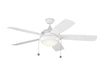 Myhouse Lighting Generation Lighting - 5DIW52WHD - 52"Ceiling Fan - Discus - White