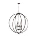 Myhouse Lighting Visual Comfort Studio - F3058/9ORB - Nine Light Chandelier - Corinne - Oil Rubbed Bronze