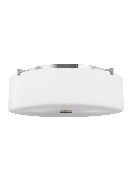 Myhouse Lighting Generation Lighting - FM312CH - Three Light Flush Mount - Sunset Drive - Chrome