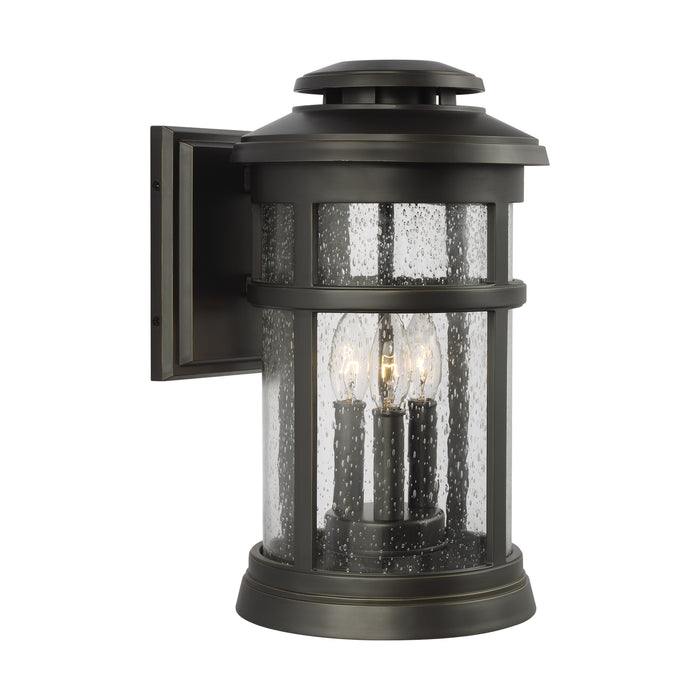 Myhouse Lighting Visual Comfort Studio - OL14302ANBZ - Three Light Outdoor Wall Lantern - Newport - Antique Bronze