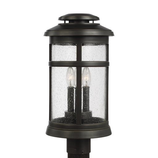 Myhouse Lighting Visual Comfort Studio - OL14307ANBZ - Three Light Outdoor Post Lantern - Newport - Antique Bronze