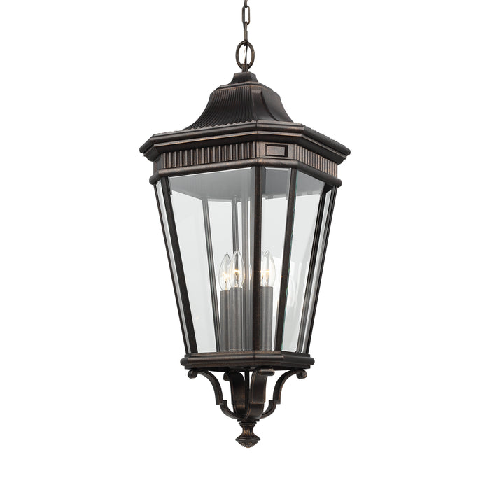 Myhouse Lighting Generation Lighting - OL5414GBZ - Four Light Hanging Lantern - Cotswold Lane - Grecian Bronze