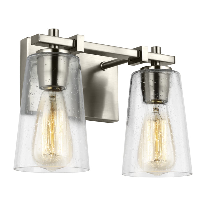 Myhouse Lighting Visual Comfort Studio - VS24302SN - Two Light Vanity - Mercer - Satin Nickel