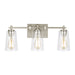 Myhouse Lighting Visual Comfort Studio - VS24303SN - Three Light Vanity - Mercer - Satin Nickel