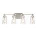 Myhouse Lighting Visual Comfort Studio - VS24304SN - Four Light Vanity - Mercer - Satin Nickel