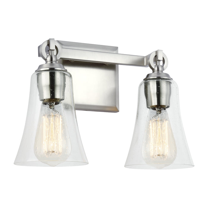 Myhouse Lighting Visual Comfort Studio - VS24702SN - Two Light Vanity - Monterro - Satin Nickel