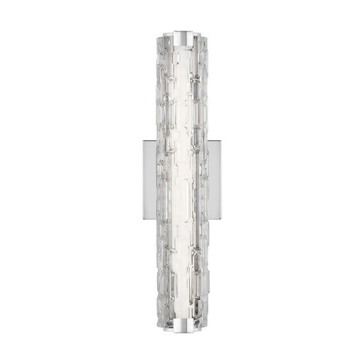 Myhouse Lighting Visual Comfort Studio - WB1876CH-L1 - LED Wall Sconce - Cutler - Chrome