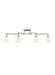 Myhouse Lighting Generation Lighting - 2530404EN3-962 - Four Light Track Lighting Kit - Track Lighting - Brushed Nickel