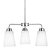 Myhouse Lighting Generation Lighting - 3115203EN3-05 - Three Light Chandelier - Kerrville - Chrome