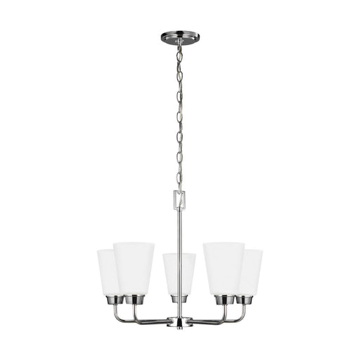 Myhouse Lighting Generation Lighting - 3115205-05 - Five Light Chandelier - Kerrville - Chrome