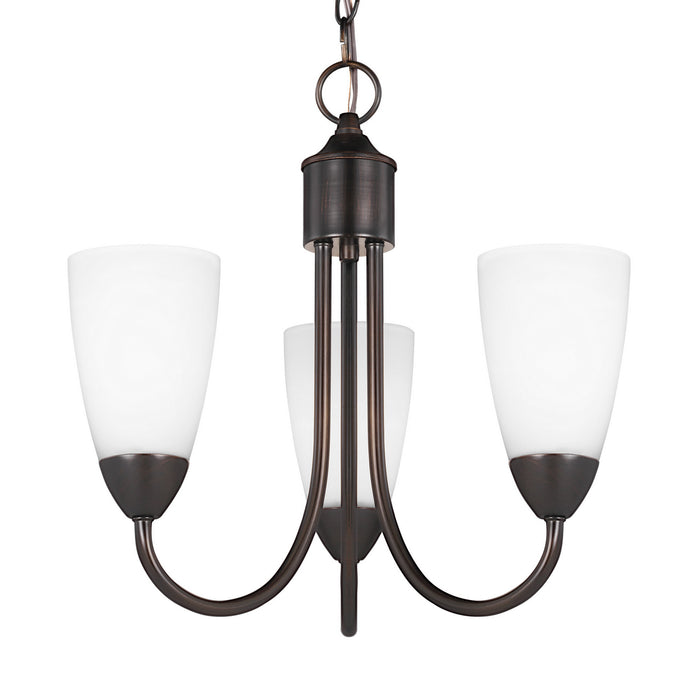 Myhouse Lighting Generation Lighting - 3120203-710 - Three Light Chandelier - Seville - Bronze