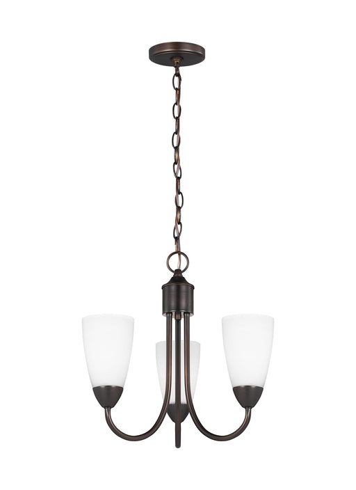 Myhouse Lighting Generation Lighting - 3120203EN3-710 - Three Light Chandelier - Seville - Bronze