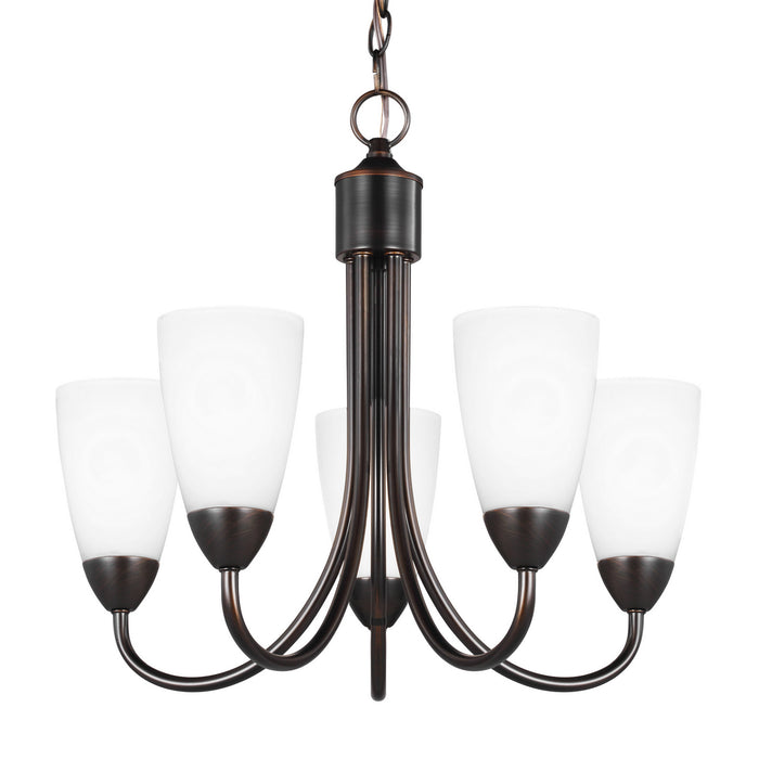 Myhouse Lighting Generation Lighting - 3120205-710 - Five Light Chandelier - Seville - Bronze