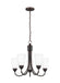 Myhouse Lighting Generation Lighting - 3120205-710 - Five Light Chandelier - Seville - Bronze