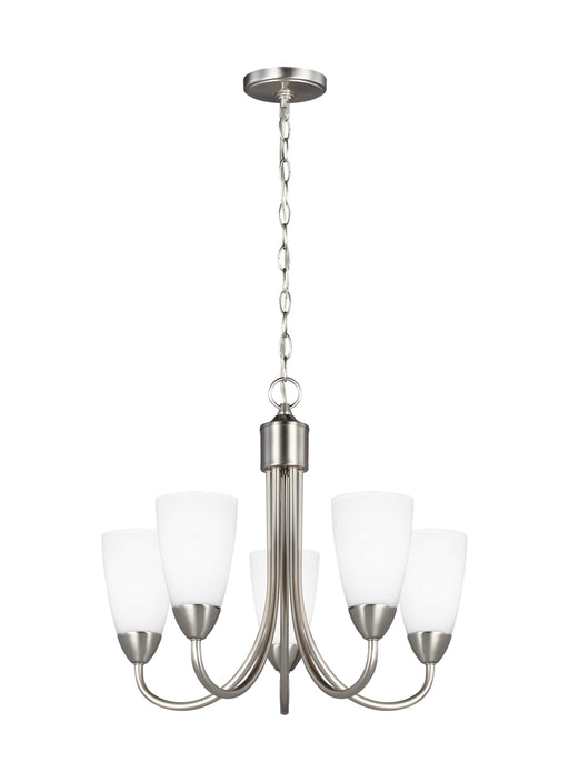 Myhouse Lighting Generation Lighting - 3120205-962 - Five Light Chandelier - Seville - Brushed Nickel