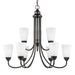 Myhouse Lighting Generation Lighting - 3120209-710 - Nine Light Chandelier - Seville - Bronze