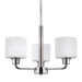 Myhouse Lighting Generation Lighting - 3128803-962 - Three Light Chandelier - Canfield - Brushed Nickel